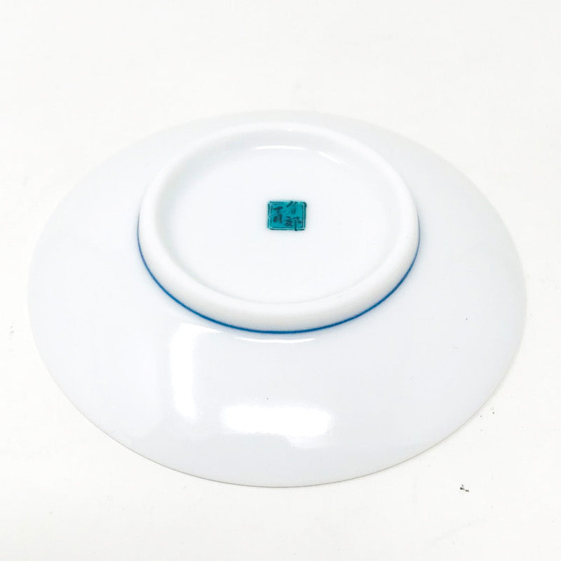 Kutani Dish Flower 葵 (3.75"D) image 3