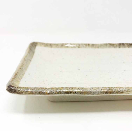 Rec.Plate Shiro Karatsu (8.5"x5.25") image 1