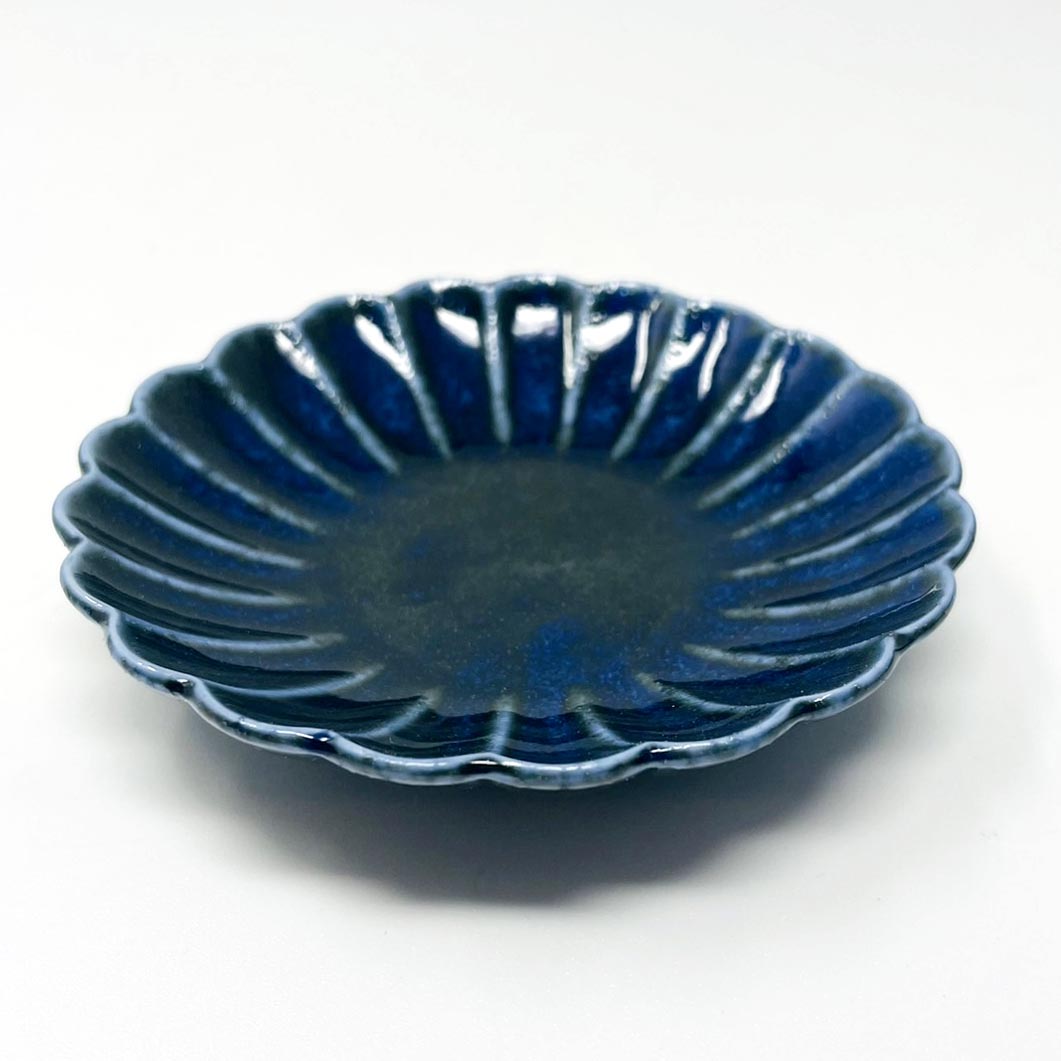 Rinka Navy Blue Sauce Dish (3.75"D) image 6