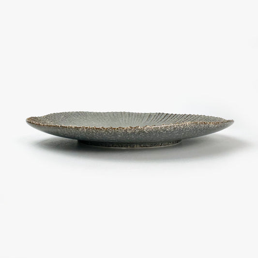 Plate Kobiki Grey Shinogi (6.5"D) image 1