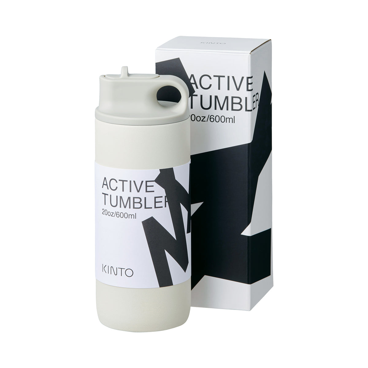 KINTO Active Water Tumbler - White (20 oz/600ml)