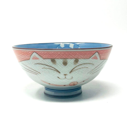 Cat Red Rice Bowl (4.5"D) image 1