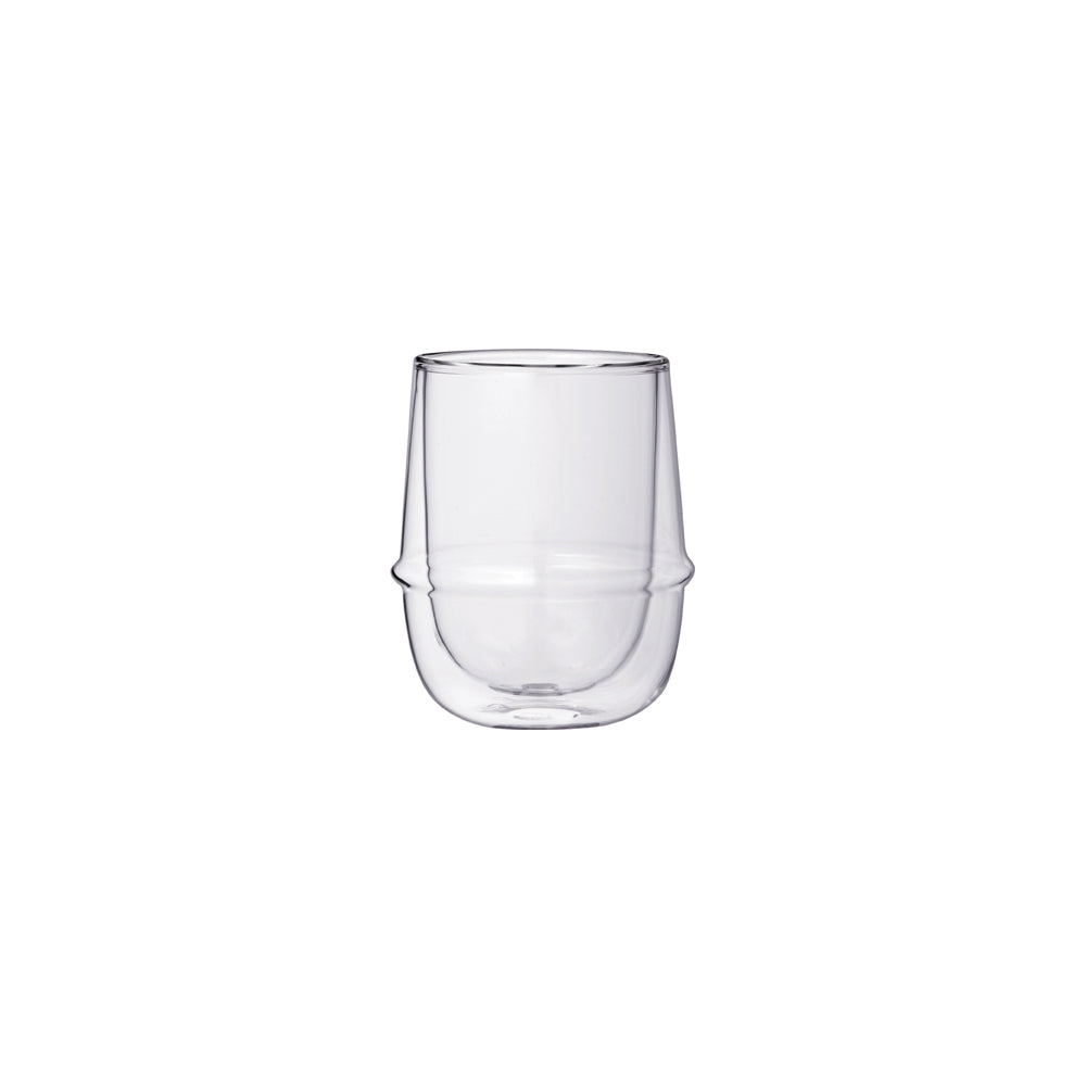 KINTO KRONOS double wall coffee glass cup (8oz)