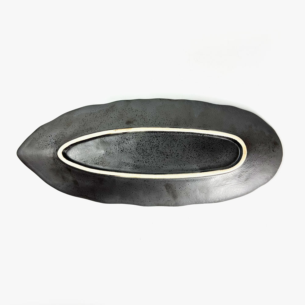 Rec. Plate Ibushi Kinsai Oribe (13" x 5.25") image 3