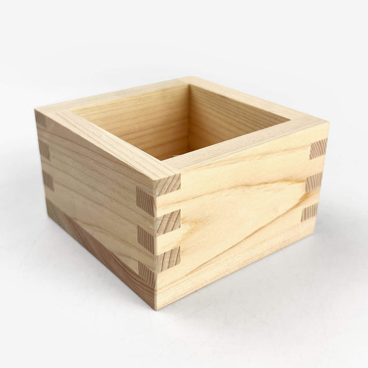 Wooden Sake Masu Wave 6 oz