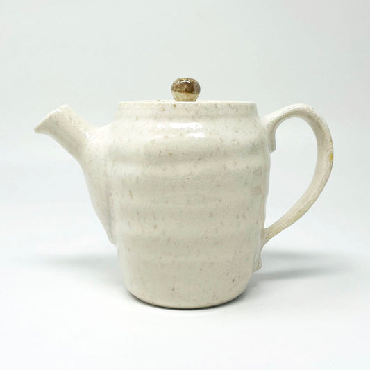 Tea Pot White Unofu (15oz) image 1