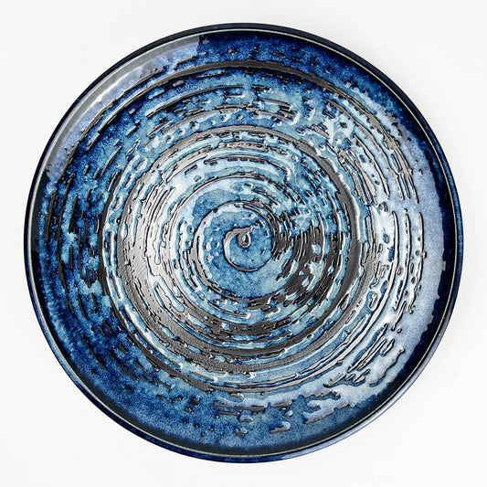 Plate Hakemakikon Navy (10"D) image 1
