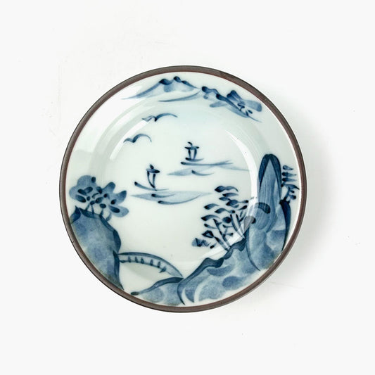 Sauce Dish Sansui (3.5"D ) image 1
