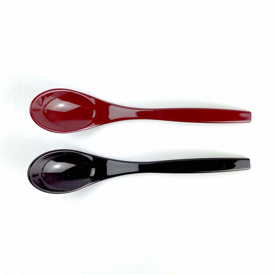 Plastic Spoon Tsurukubi Dark Brown (5"L) image 1
