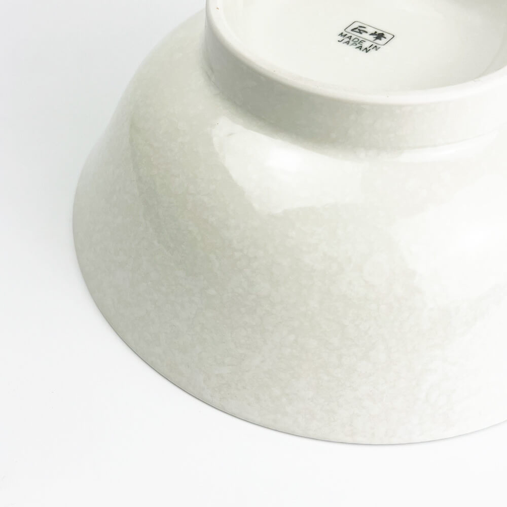 White Seigaiha Wave Ramen Bowl (8.25"D) image 8
