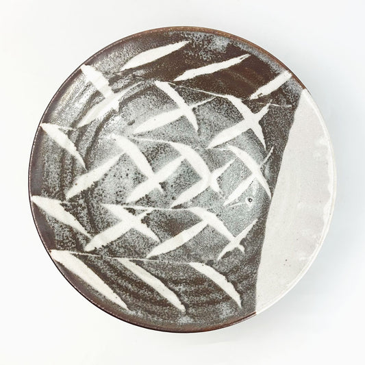 Bowl Shino Sasa (10"D) image 1