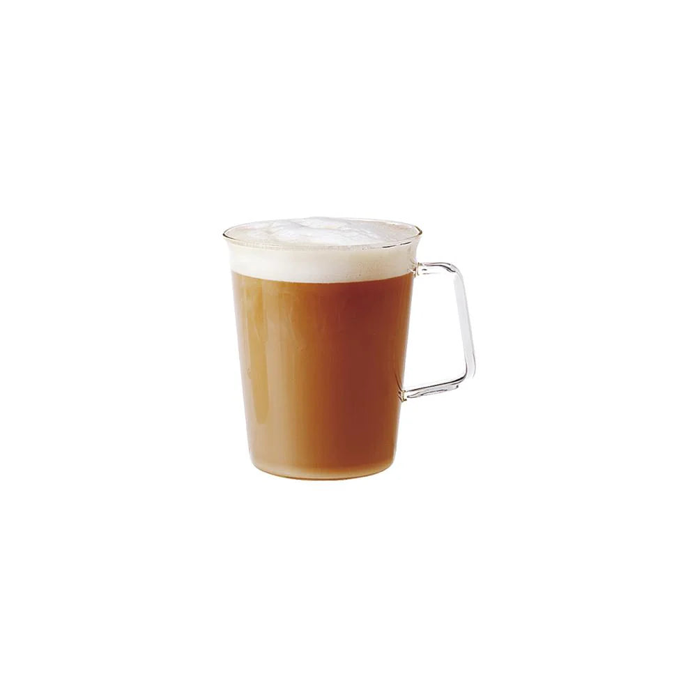 KINTO CAST cafe latte glass mug (15oz/430ml) image 0