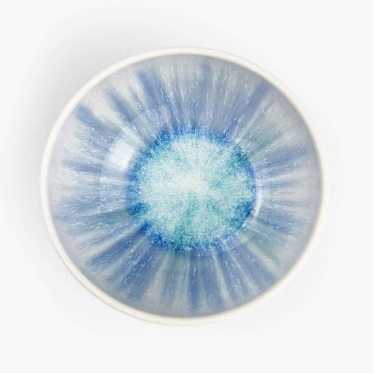 Cup White Blue by Minoru Fukushima (4oz)