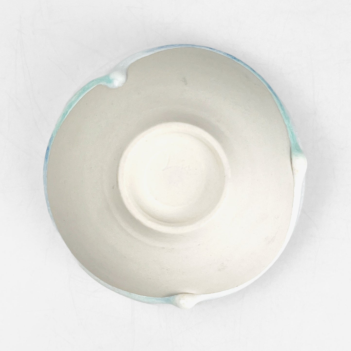Bowl Aqua by Minoru Fukushima (4"D)