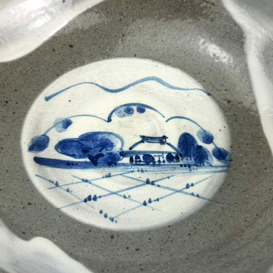 Shallow Bowl Furusato (8.75"D) by Takashi Matsumoto