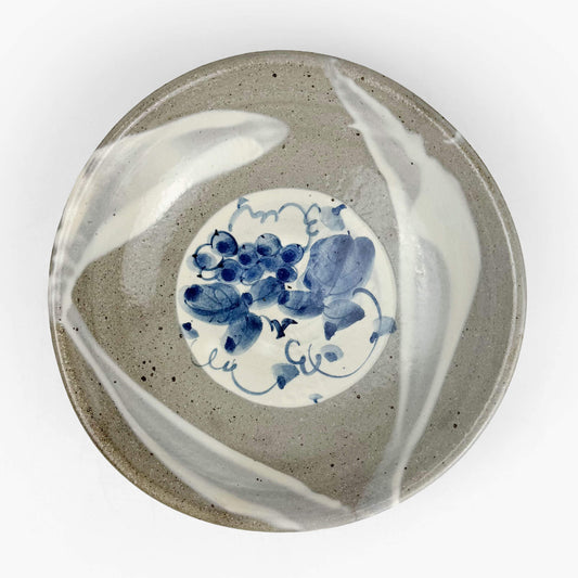 Large Bowl Grapes (8.5"D) by Takashi Matsumoto