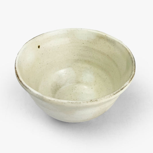 Rice Bowl White by Ryuji Fujita (4.5"D)
