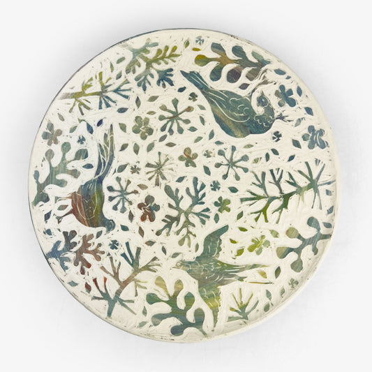 Kakiotoshi Bowl by Yukiko Hagiwara (7.25"D x 2"H)