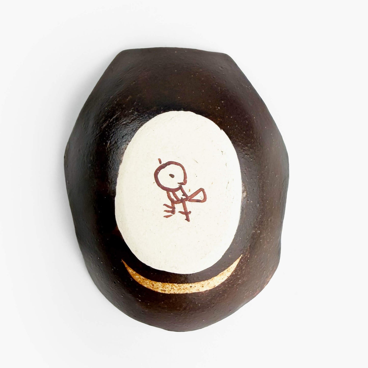 Animal Small Dish Moon Bear (3.5" x 3") by Yoji Horikoshi