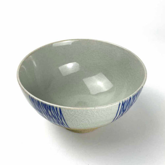 Arita Rice Bowl Fuchi Tokusa (5"D) image 1