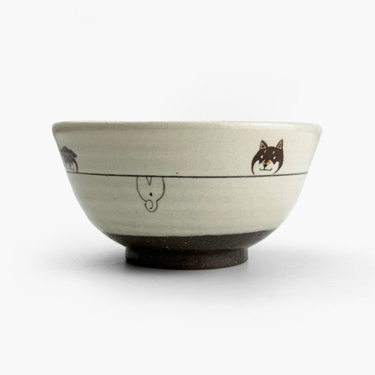 Rice Bowl L Shiba by GOMAYA SHIBAINU