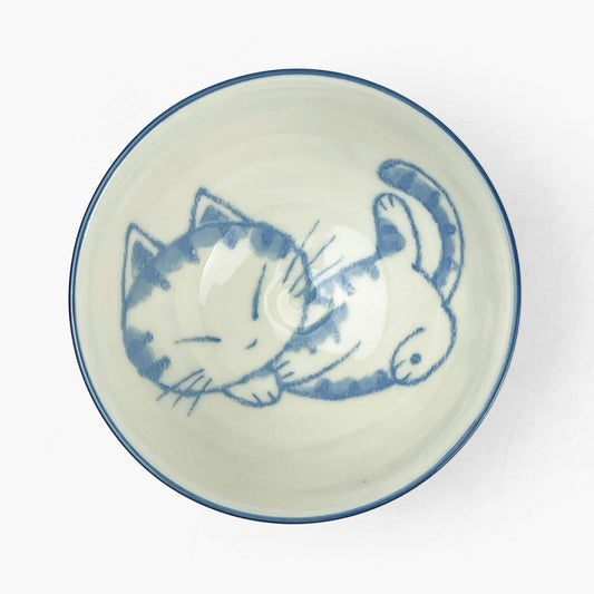 Rice Bowl Toraneko Blue (4.5"D)