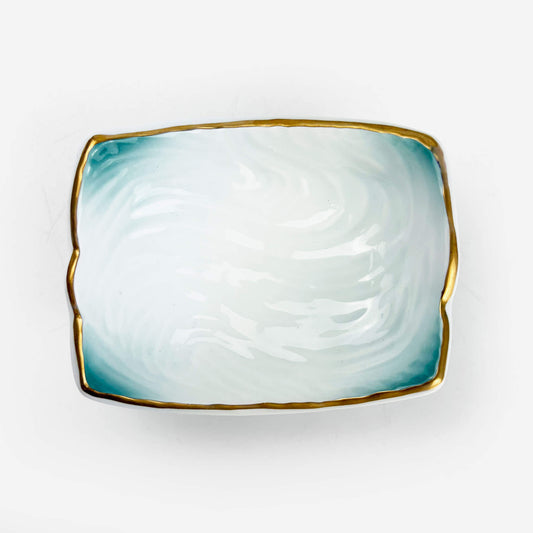 Footed Small Dish Kinsai Hiwa (3.5"x2.75")