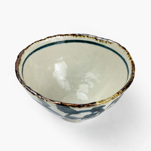 Bowl Sometsuke Takokarakusa (5.75"D)