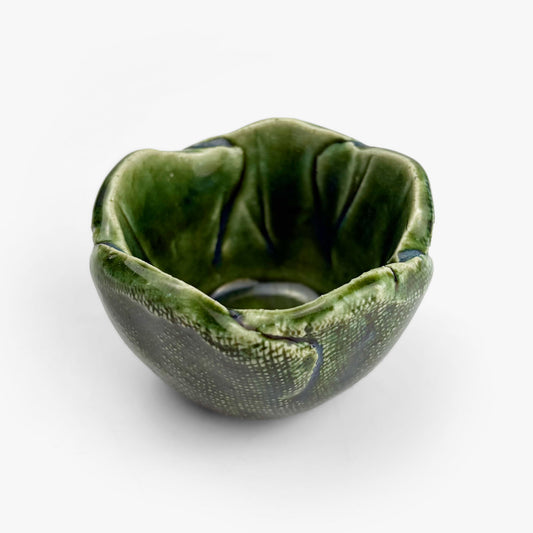 Small Chinmi Dish Oribe (3"D)