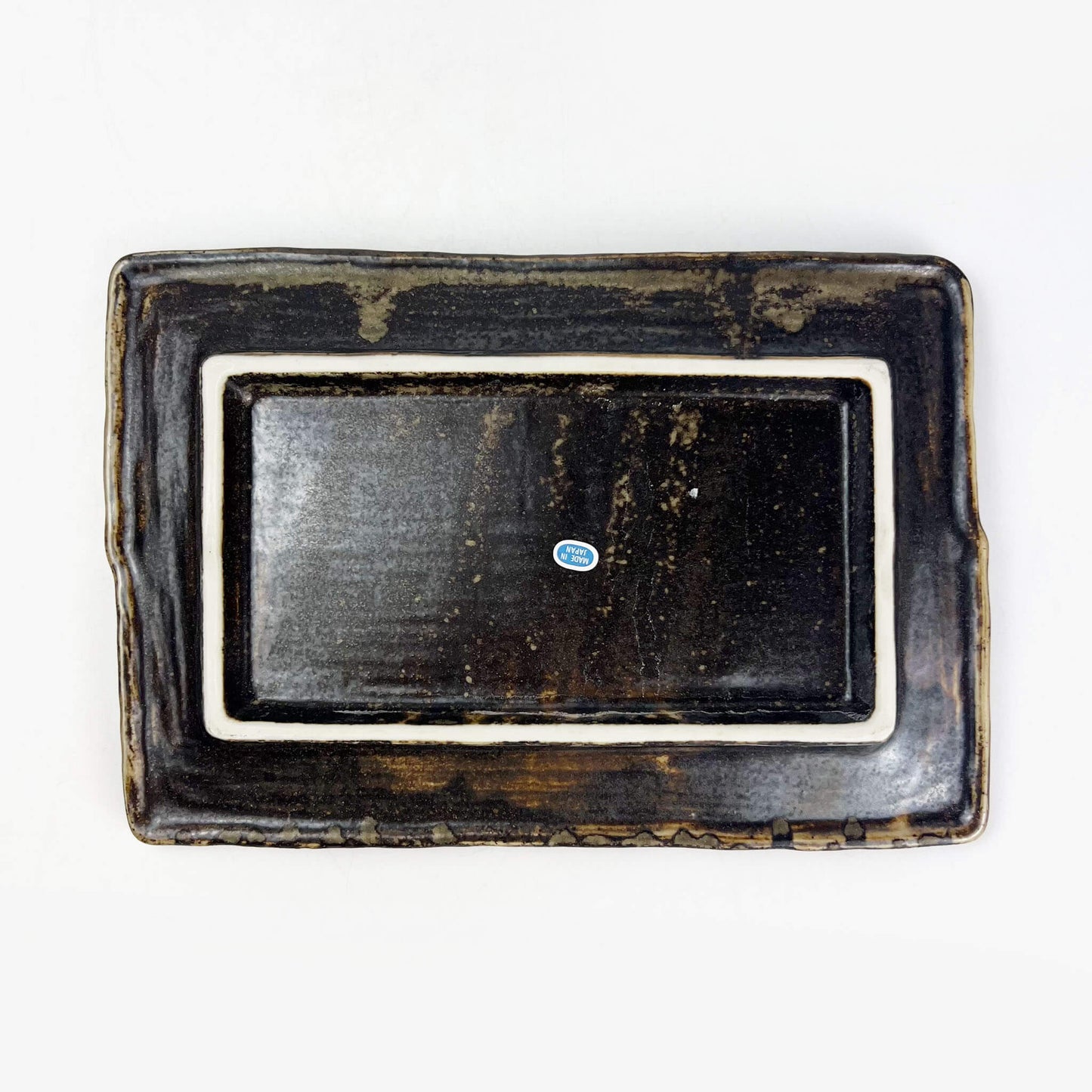 Rec. Plate Irabo Brown (8.5"x5.75")