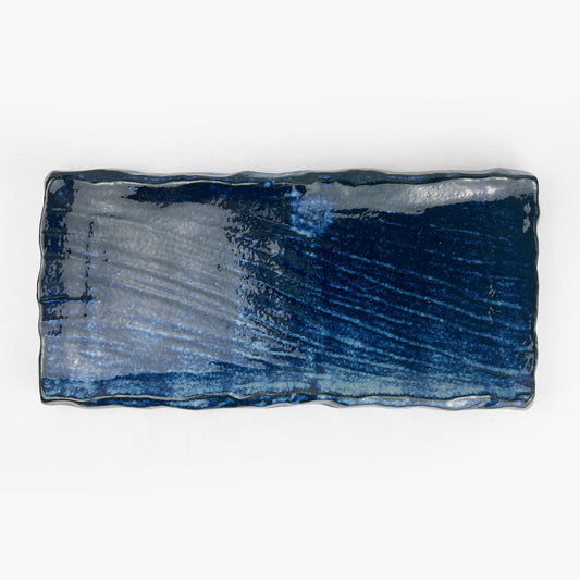Rec. Plate Yohen Blue (12.5" x 6")