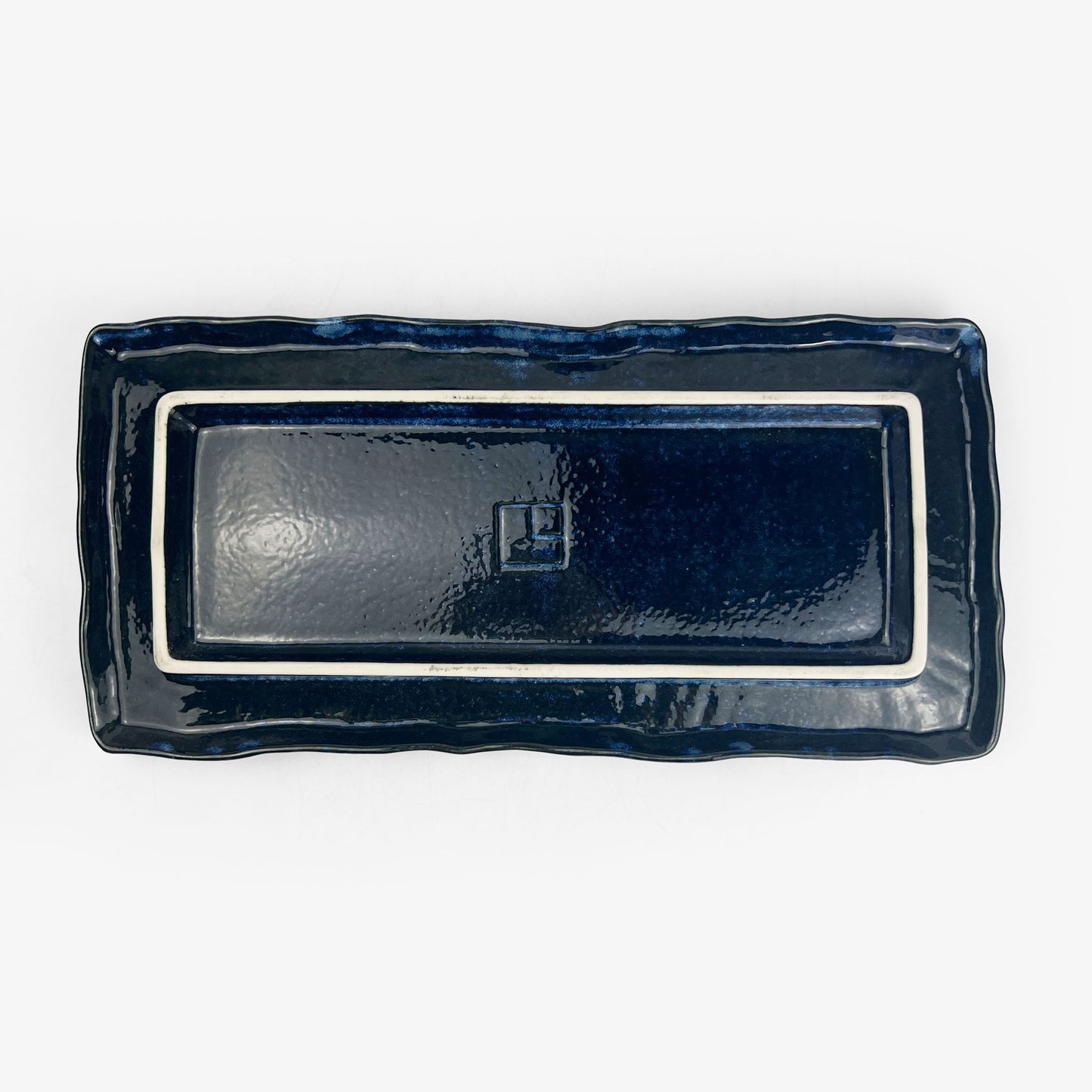 Rec. Plate Yohen Blue (12.5" x 6")