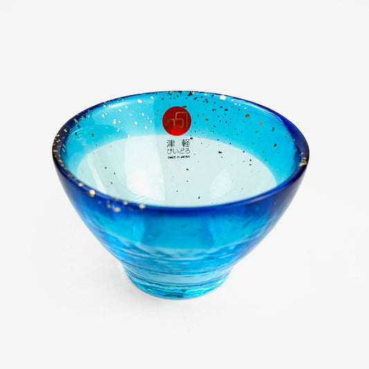 Tsugaru Vidro Glass Sake Cup Taiheiyou (2.5 oz)