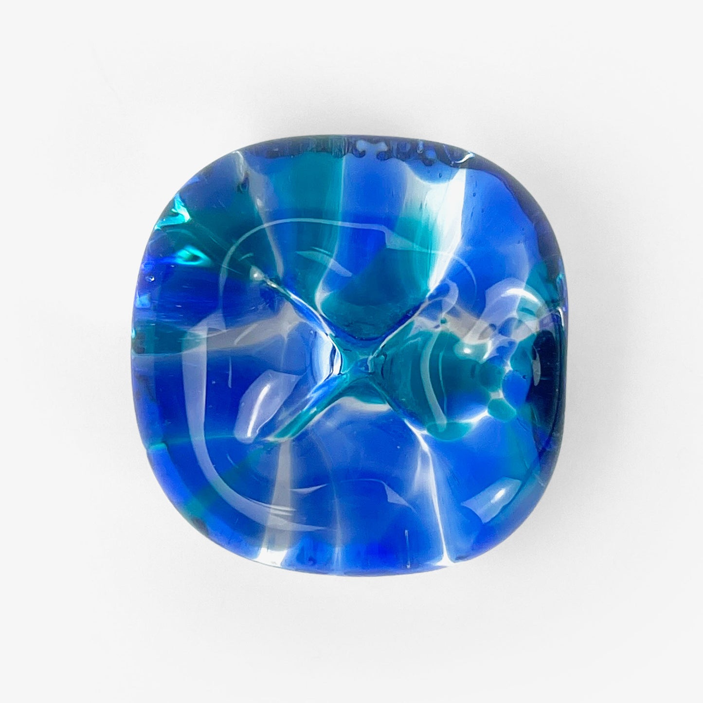 Glass Chopstick Rest Blueberry (1.5")