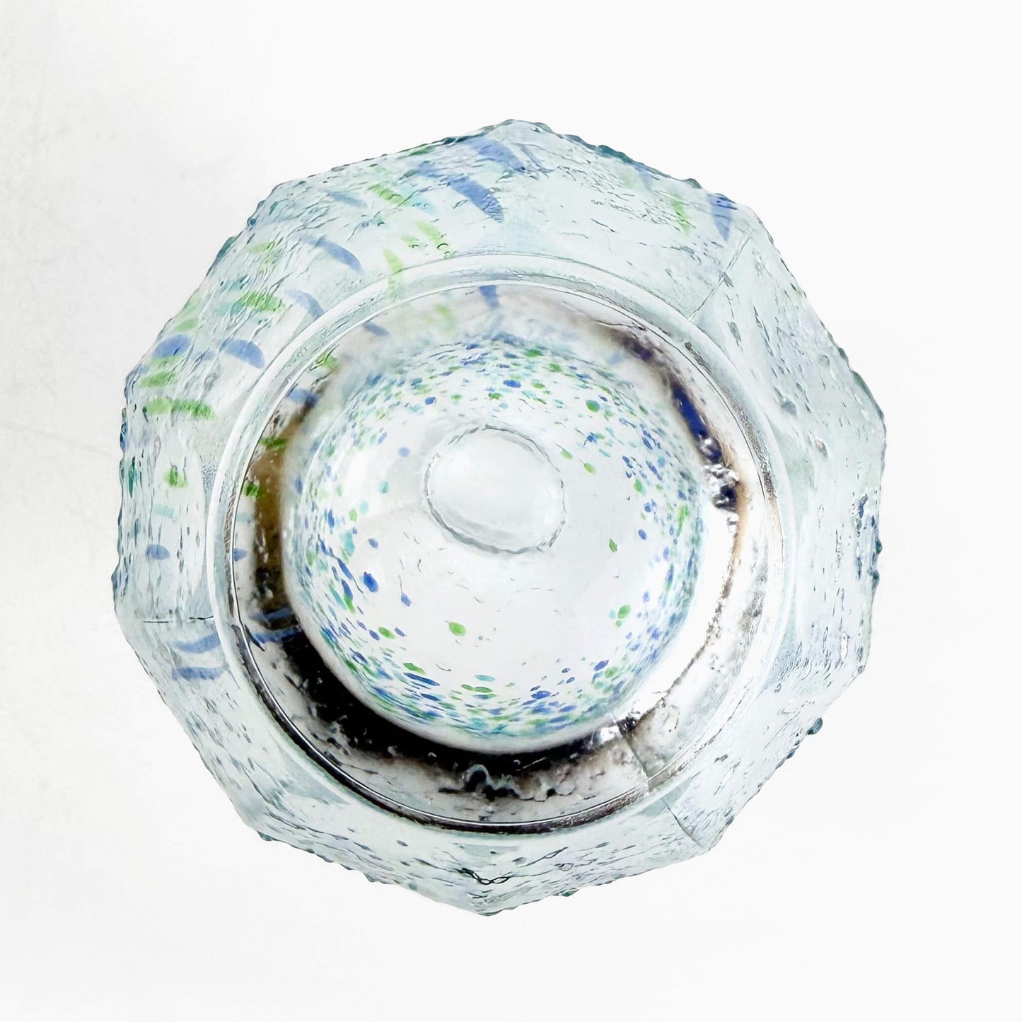 Glass Sake Bottle Hanatsuzuri (5.5oz/4.75"H)