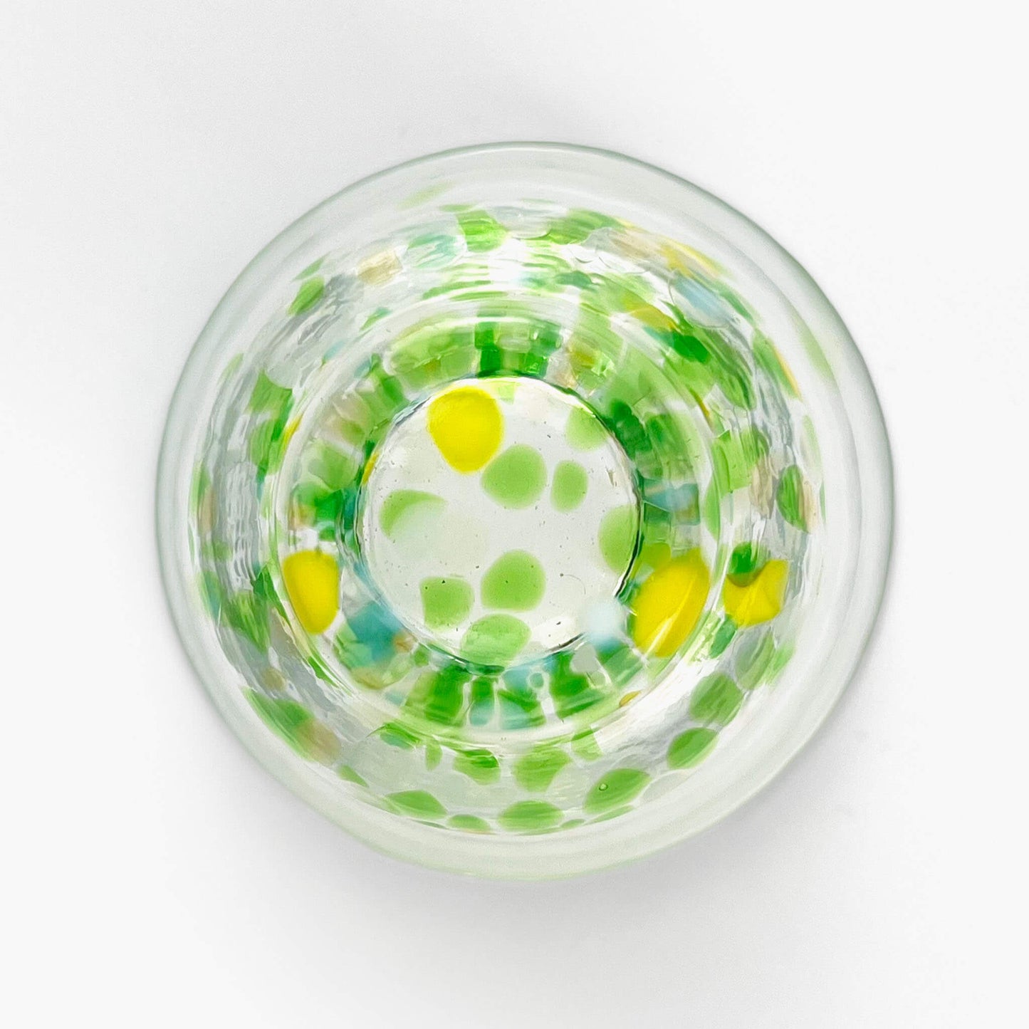 Matsugaoka glass sake cup Wakakusa (1.5oz)