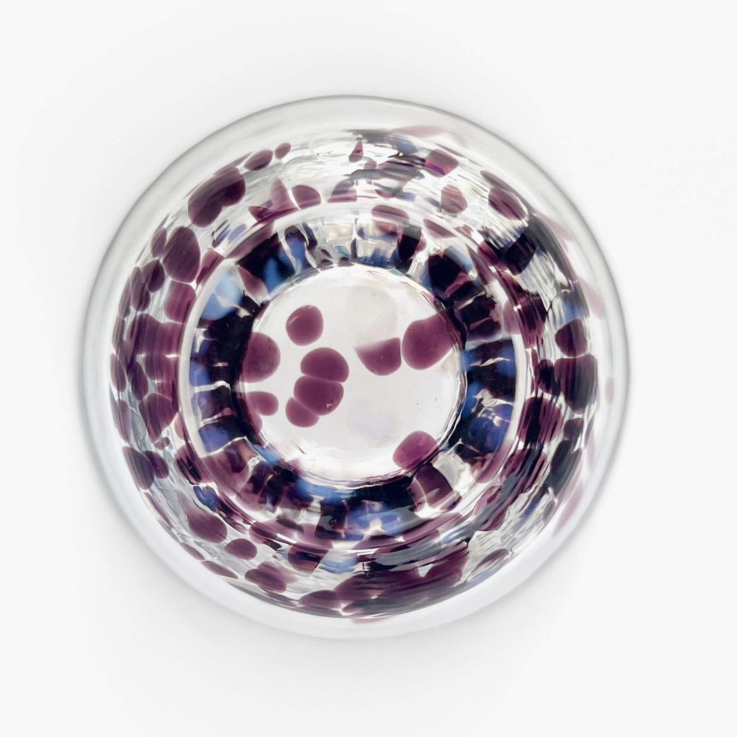 Matsugaoka glass sake cup Azuki (1.5oz)