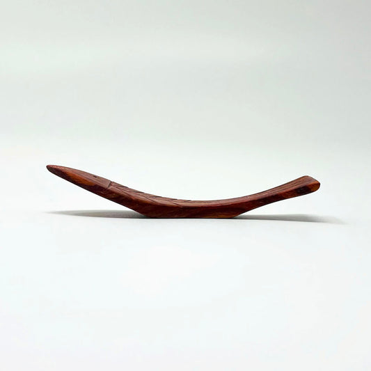 Wooden Chopstick Rest Fish (3") image 1