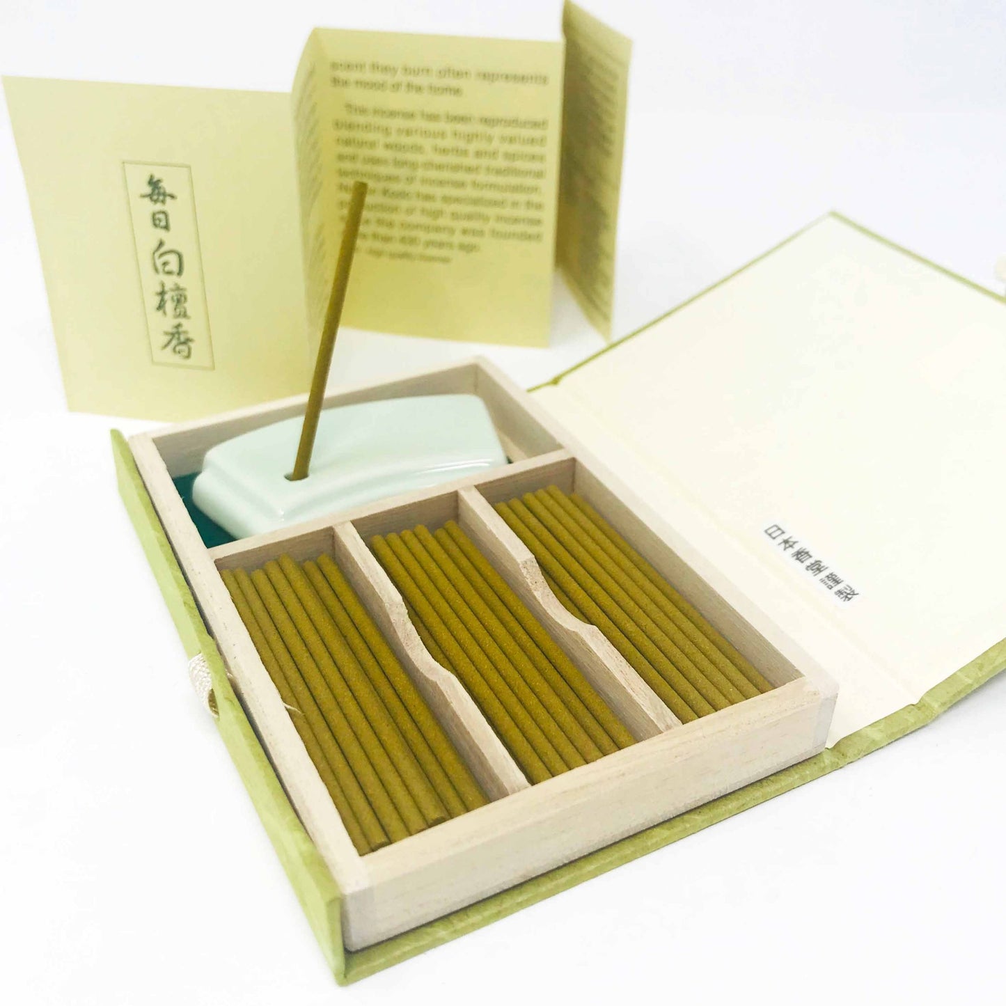 Incense - MAINICHI BYAKUDAN - Sandalwood (60 sticks) image 1