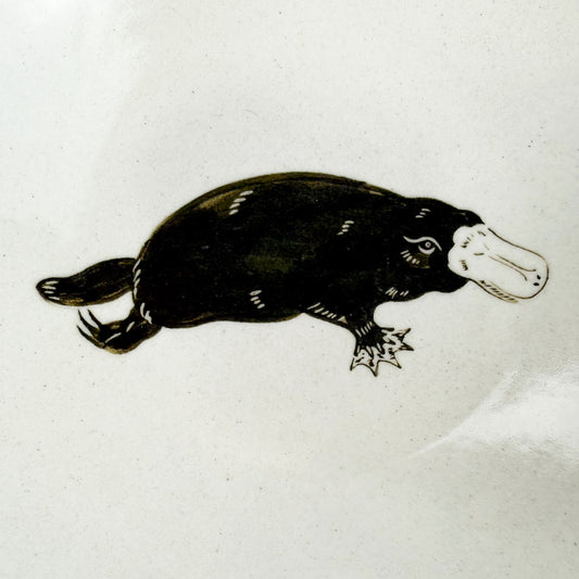 Round Plate Platypus (5.25"D) by Takunobu Sawada