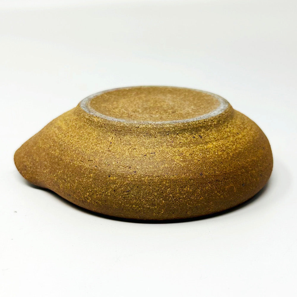 Katakuchi Dish Brown by Takuya Kawajiri (4.5"D)