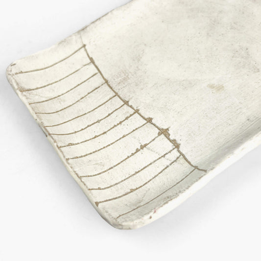 Plate Bread Stripe by rutawa rawajifu (5" x 5 1/2")