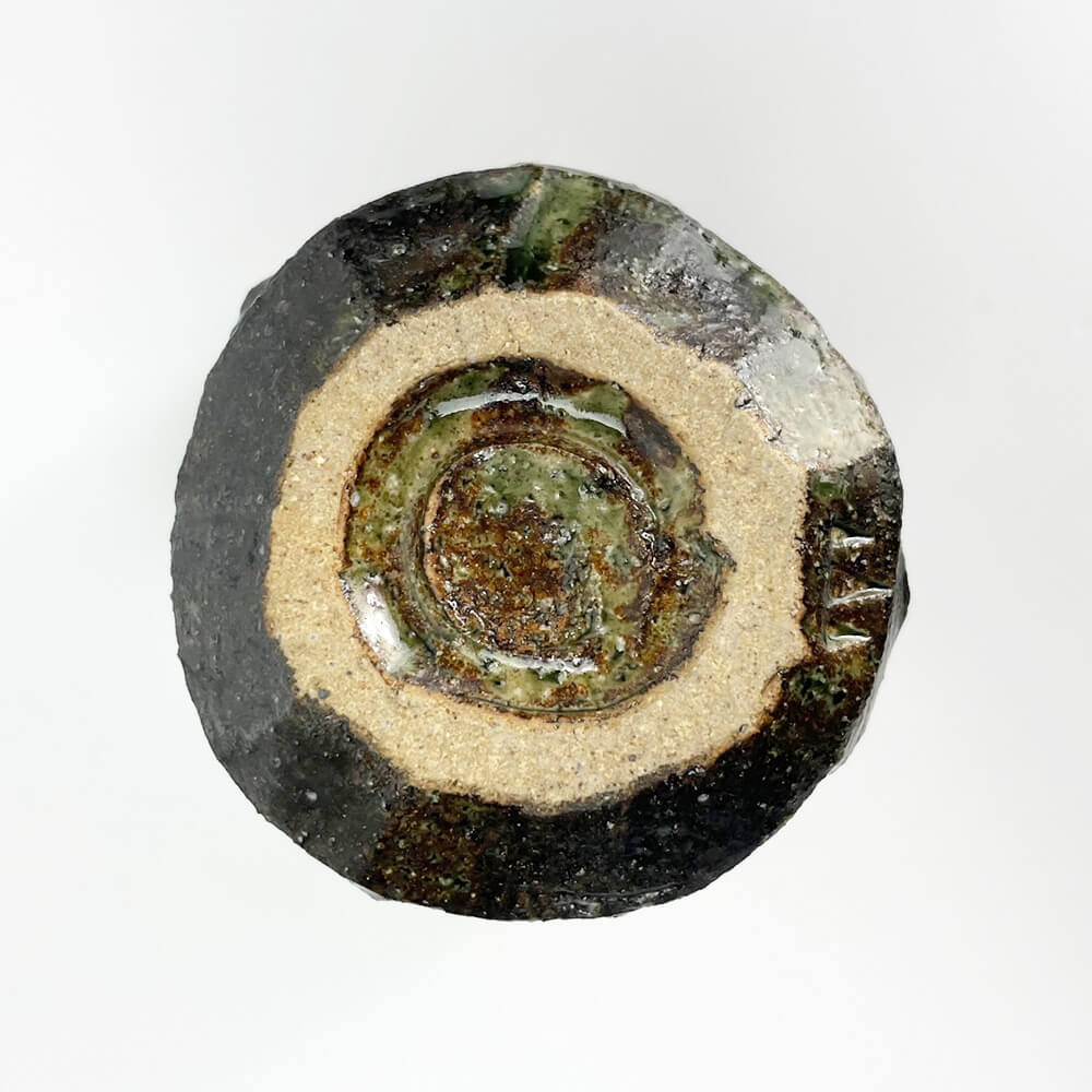 Yakishime Tea Cup (6.5oz) by Bunga Yamamoto/ Hoju-gama