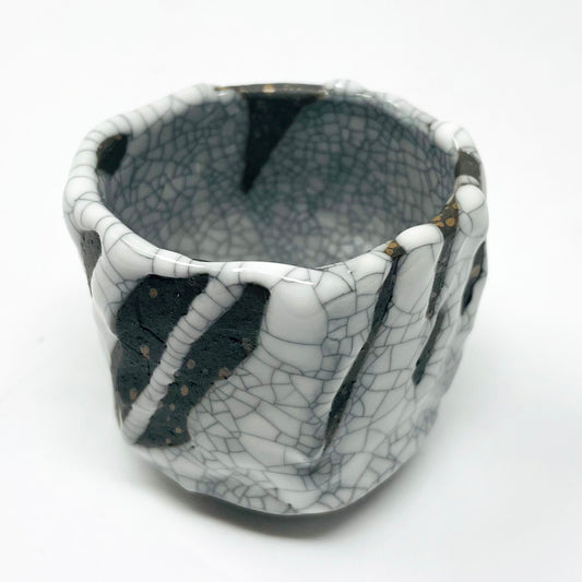 Sumi Kannyu Sake Cup (3 fl.oz) by Bunga Yamamoto/ Hoju-gama