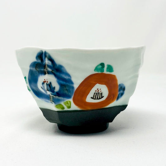 Bowl Tsubaki (4.5"D) by by Bunga Yamamoto/ Houju gama