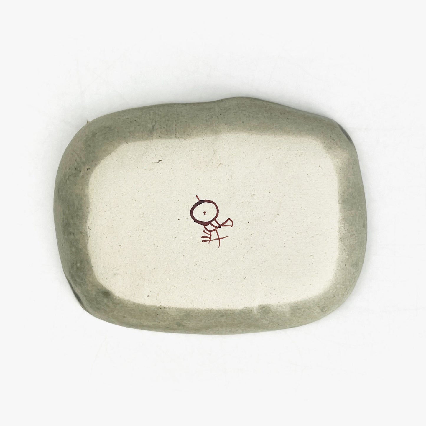 Cat Small Dish Grey (3.75" x 2.75") by Yoji Horikoshi