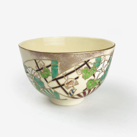 Matcha Bowl Ninsei Fan (8.5 oz)