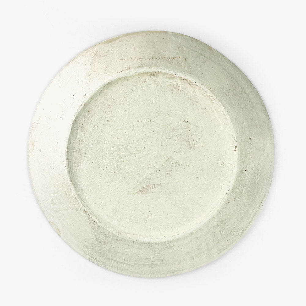 Rim Plate Cross Cream (8.25"D) by rutawa rawajifu