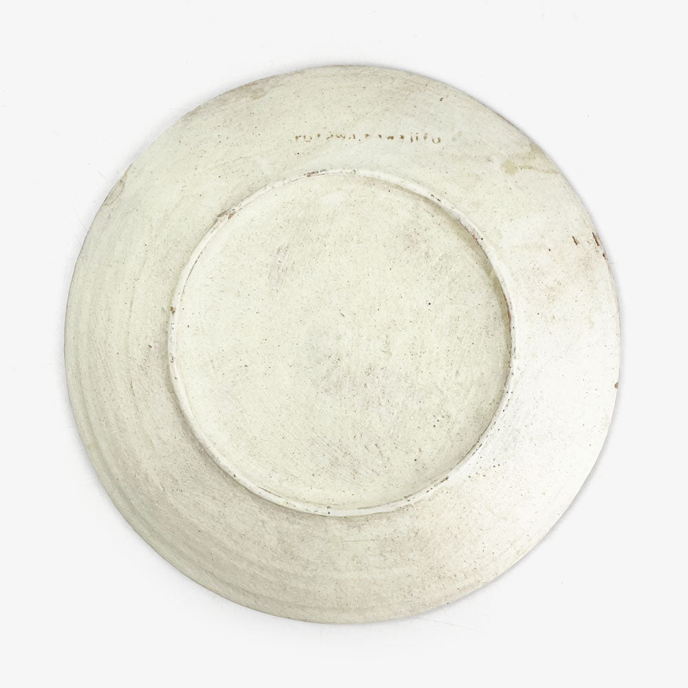 Rim Plate Cross Brown (8.25"D) by rutawa rawajifu