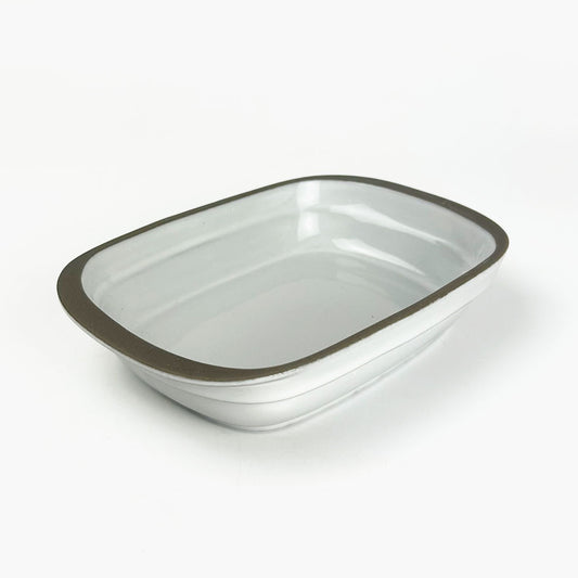 Oven Safe Gratin Dish White (5" x 7.25") image 1